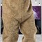 Adult Giant Teddy Bear Costume Full Body Jumpsuit with Gloves and Headpiece